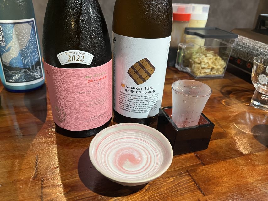 Osaka Sake Tasting with Takoyaki Cooking - More than 10 bottles, with seasonal choices