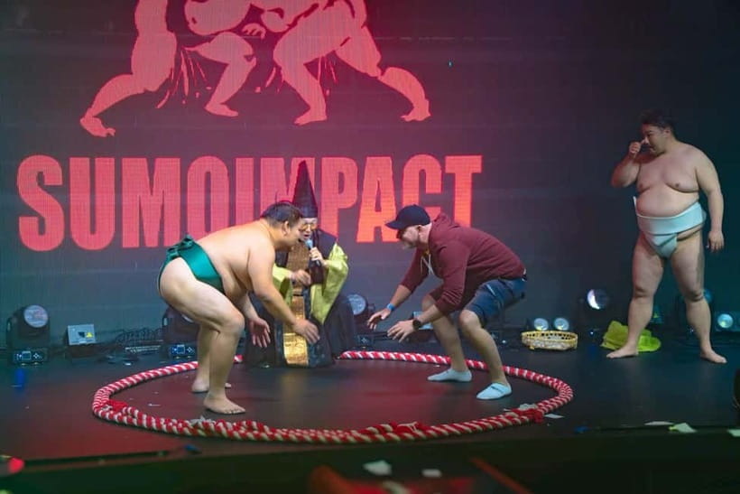 Osaka:SUMO BEATS SHOWCASE: Taiko Drum and Wagyu burger! - Key Points at a Glance