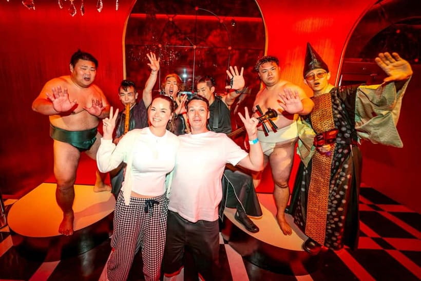 Osaka:SUMO BEATS SHOWCASE: Taiko Drum and Wagyu burger! - Timing, Arrival, and the Umeda Setting