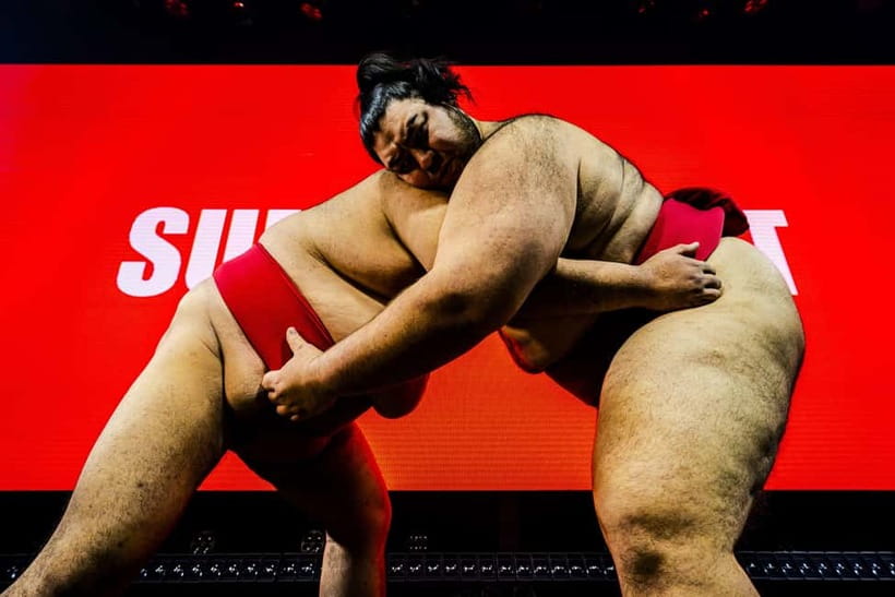 Osaka:SUMO BEATS SHOWCASE: Taiko Drum and Wagyu burger! - The Opening: Silence Before the Taiko