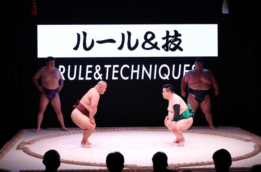 Osaka: Sumo Stage Show with Bento or Snack + Fight & Photo - Finding THE SUMO HALL on Namba Parks’ eighth floor