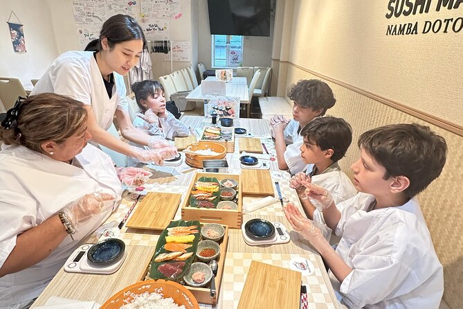 Osaka Sushi Making Class – Hands-On Nigiri & Rolls (Same-Day OK) - A Hands-On Sushi Class in the Heart of Namba