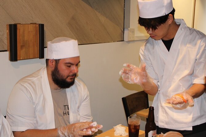 Osaka Sushi Making Experience - Eating the sushi you have made