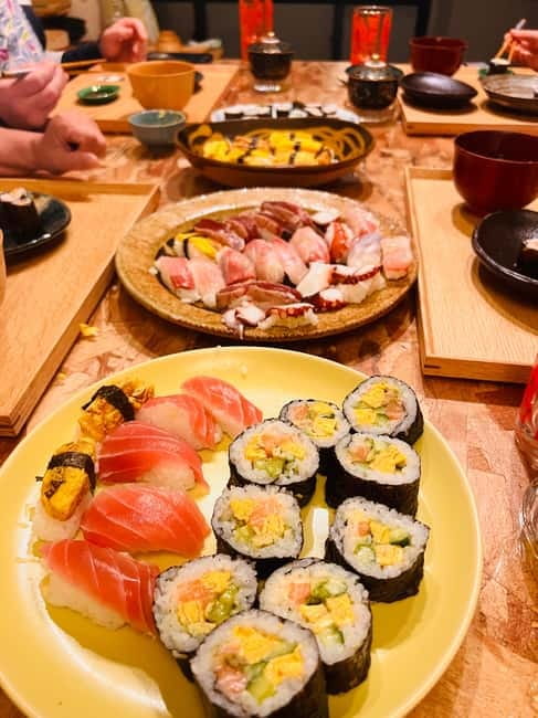 Osaka Sushi Miso soup Adventure: A Journey of Exotic Flavors - Tuna zuke and kombu-jime salmon