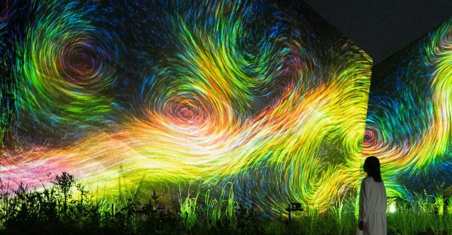 Osaka: teamLab Botanical Garden Entry Ticket - When daylight gives way to teamLab’s lights