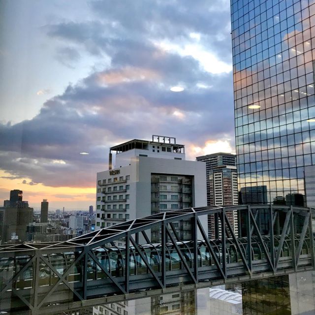 Osaka: Umeda Sky Building Official E-Ticket - The ticket counter and QR code process