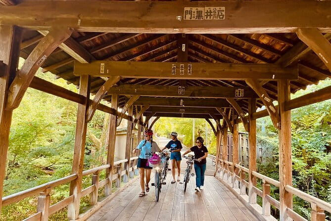 Pedal Adventure Kyoto's iconic landmarks on an e-bike tour - Tōfuku-ji and the ride beside the Kamogawa