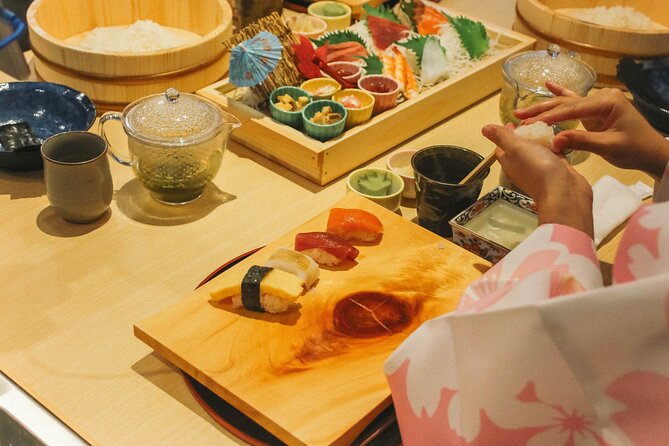 Popular Sushi Making Class near Tokyo Tower - Costumes, photos, and the fun factor