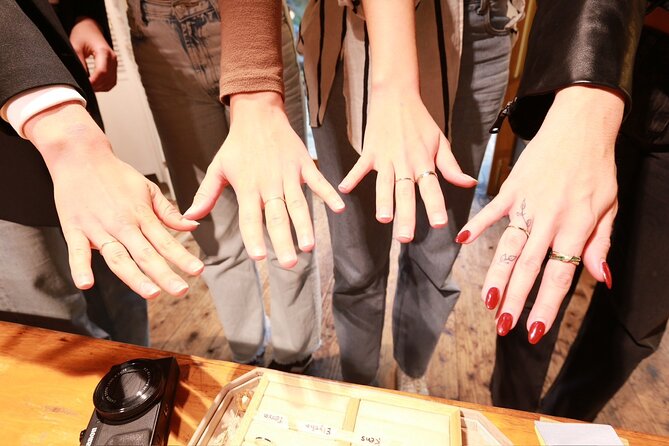 Private Ring Craft Experience in Nagasaki - Choosing the ring before the hammering begins