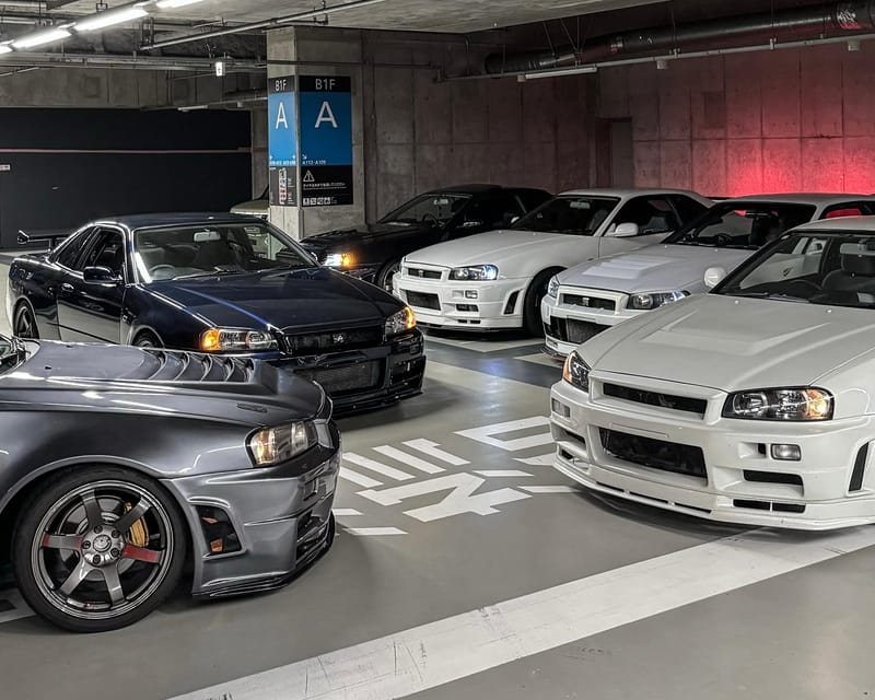 【R34 GTR Over 400 hp】Tokyo: Private Daikoku Tour in R34 GTR - Autobacs Shinonome gives you a car-culture warm-up