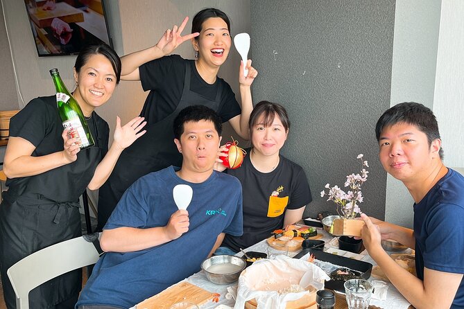 Ramen and Sushi Cooking Class with Sake Pairing Set in Tokyo - What the three-hour schedule feels like