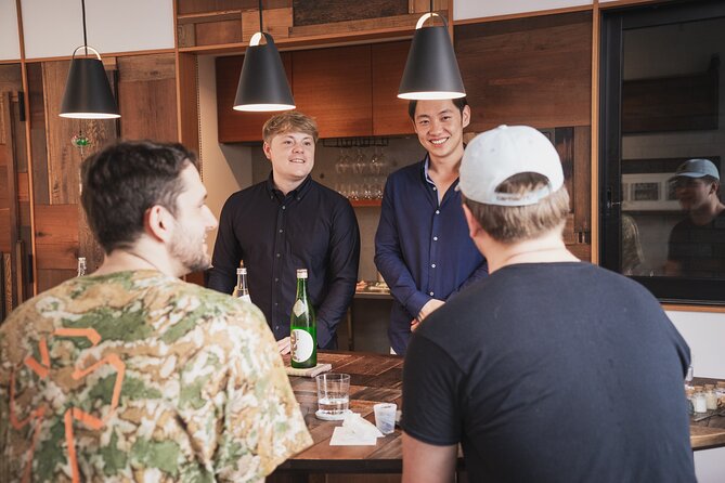 Sake Omakase in Tokyo: Guided Tasting by Certified Sommeliers - A designer room with a Showa-era centerpiece