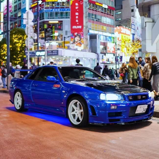 [Self-Drive] Tokyo & Daikoku Custom Car Driving Tour - Shibuya Crossing from behind the wheel