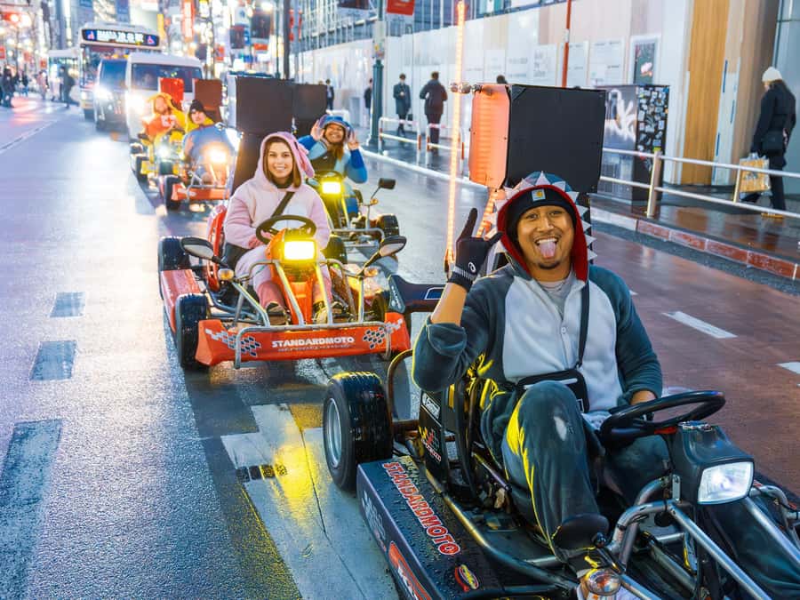 Shibuya#2 Go Karting Tour with Funny Costume - Taking Tokyo streets at go-kart height