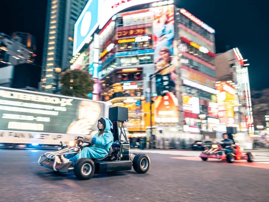 Shibuya#2 Go Karting Tour with Funny Costume - From Akiba Kart Shinjuku to Shibuya Scramble