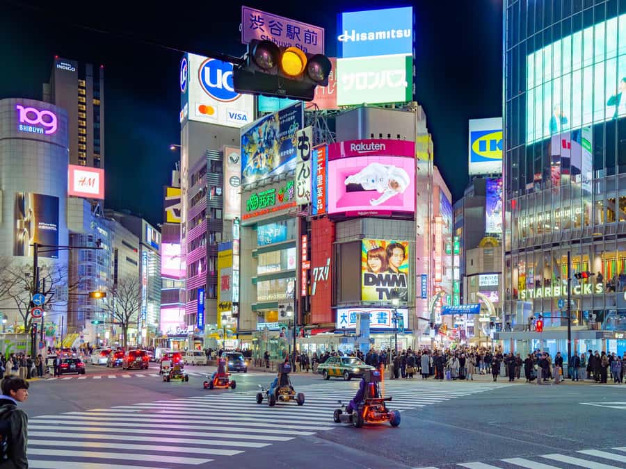Shibuya#2 Go Karting Tour with Funny Costume - Omotesando and Harajuku from the driver’s seat