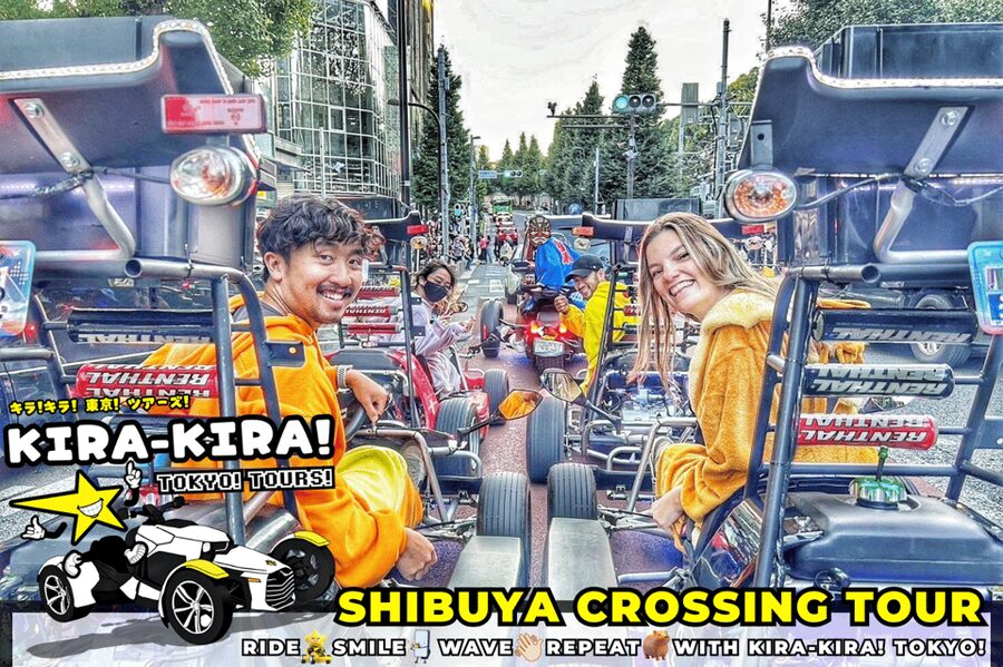 Shibuya Crossing x Tokyo Tower and more! Go-Kart Tour - The guide makes the difference