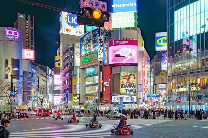 Shibuya Go Karting Tour with Funny Costume - Getting ready at Akiba Kart Shibuya