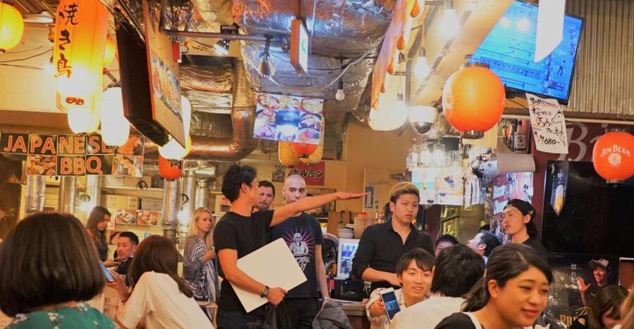 Shibuya Meltdown Night Tour: All-You-Can-Drink Bar Hopping - The yokocho alley and Shibuya after work