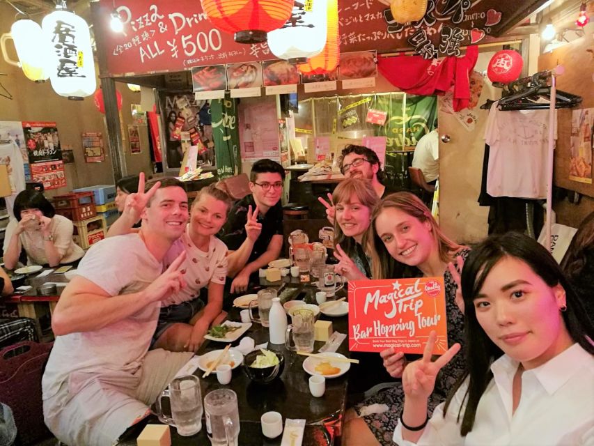 Shibuya Meltdown Night Tour: All-You-Can-Drink Bar Hopping - Food, sake, and the limits of the menu