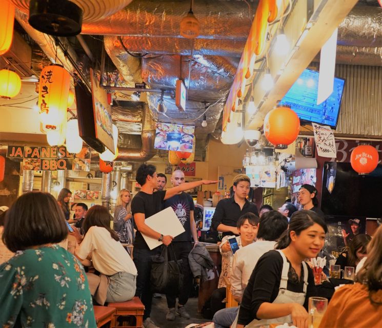 Shibuya Meltdown Night Tour: All-You-Can-Drink Bar Hopping - First stop: beer and grilled Japanese food