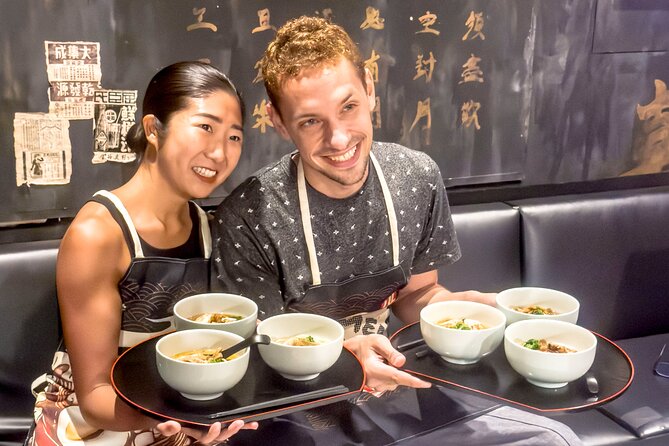 Shibuya: Ramen Dojo Tokyo | Make All 3 (Tonkotsu/Shoyu/Miso) - Three Ramen Styles Near Shibuya