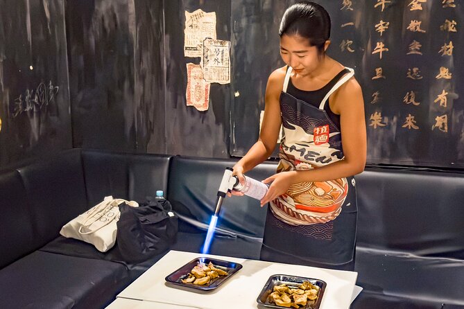 Shibuya: Ramen Dojo Tokyo | Make All 3 (Tonkotsu/Shoyu/Miso) - Finishing the Chicken and Preparing the Bowls
