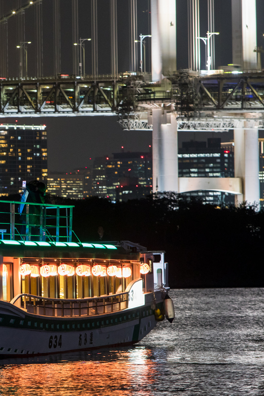 Sumida River: Japanese Traditional Yakatabune Dinner Cruise - Tokyo Skytree from the water