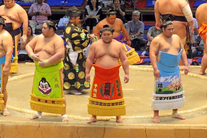 Sumo Tournament Experience in Nagoya - Meeting Wrestlers Before the Matches
