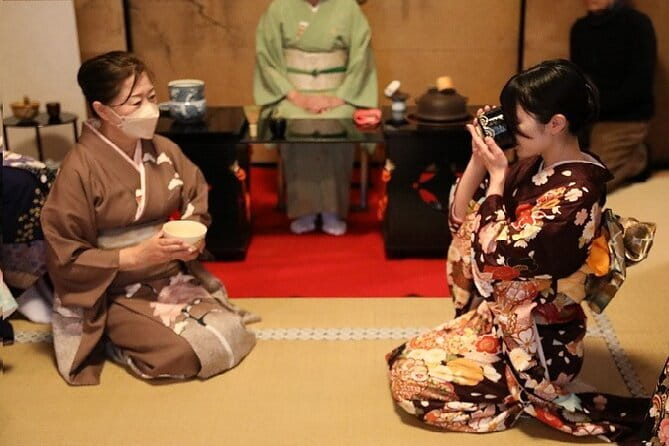 Tea Ceremony in 150 Years Old Townhouse with Tables and Chairs - Seasonal Sweets and the Order of the Ceremony