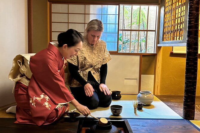 Tea Ceremony in 150 Years Old Townhouse with Tables and Chairs - Who Will Enjoy This Most?