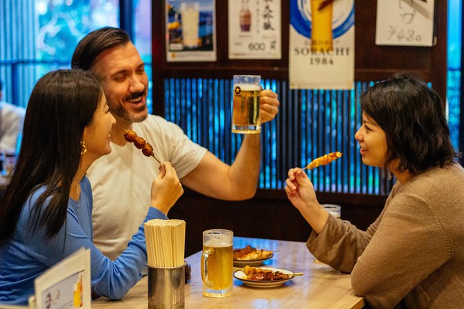 The 10 Tastings of Tokyo With Locals: Private Street Food Tour - Grilled chicken in Inokashira Onshi Park