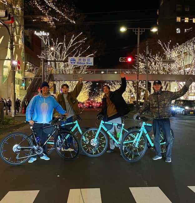 Tokyo: 2-Hour Night Bike Tour of the City's Hidden Gems - Roppongi and Tokyo Midtown after sunset