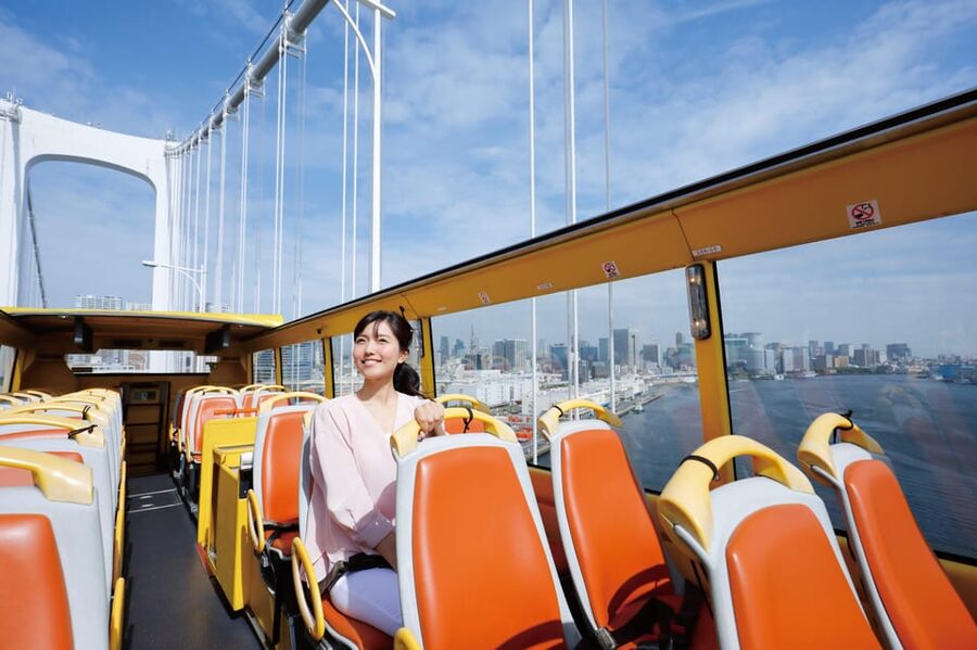 Tokyo: 60min Panoramic Open Top Bus Tour with Audio Guide - Hibiya Park and the government district
