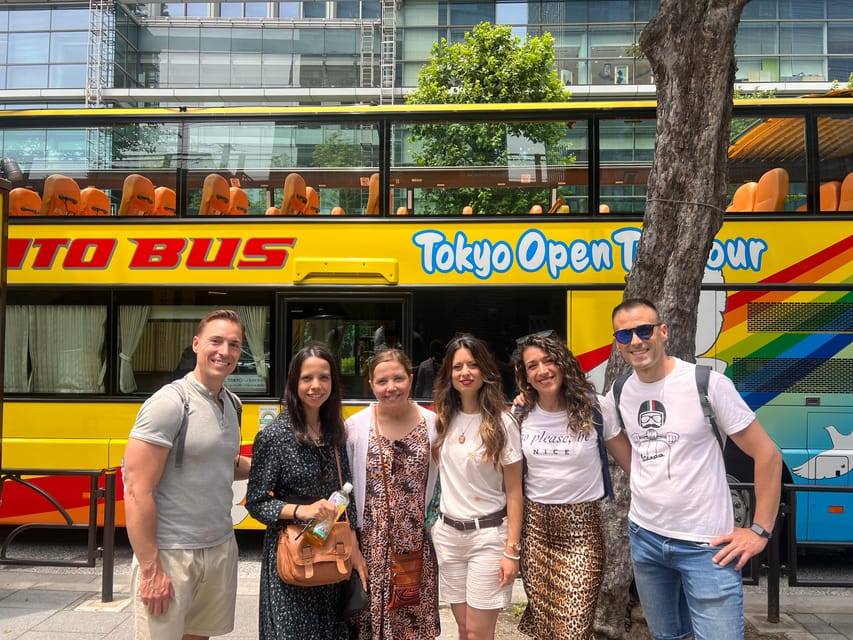 Tokyo: 60min Panoramic Open Top Bus Tour with Audio Guide - Crossing Rainbow Bridge toward Tokyo Bay