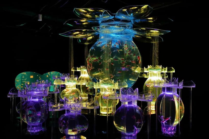 Tokyo: Art Aquarium Museum GINZA Entry Ticket - Photography tips for a cleaner visit