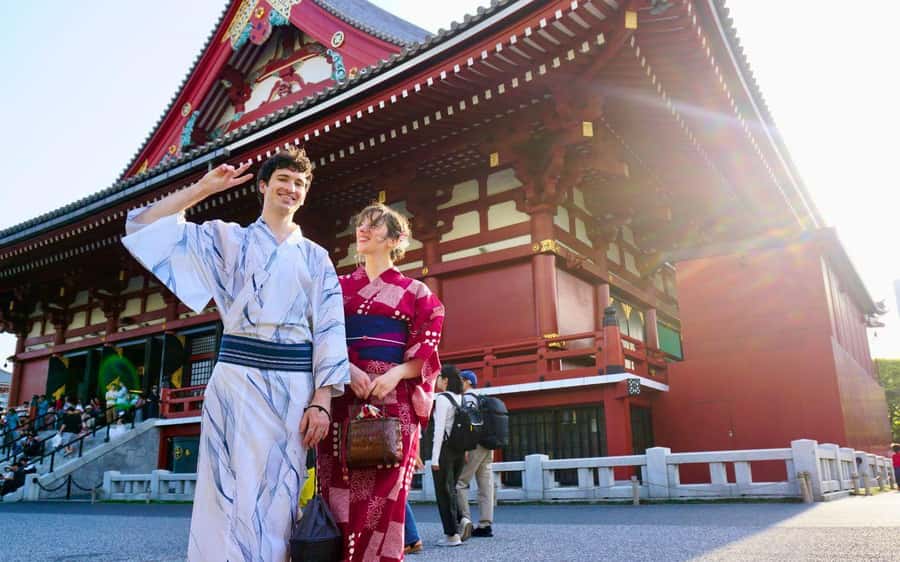 Tokyo: Asakusa Kimono Rental Experience - The dressing process with Kazune and Wako