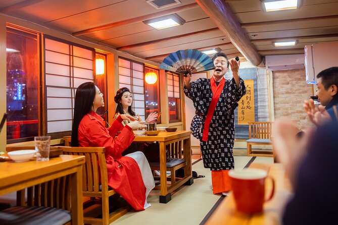 Tokyo Bay Yakatabune Dinner/Day Cruise with Japan Show and Drinks - Day cruise or evening lights