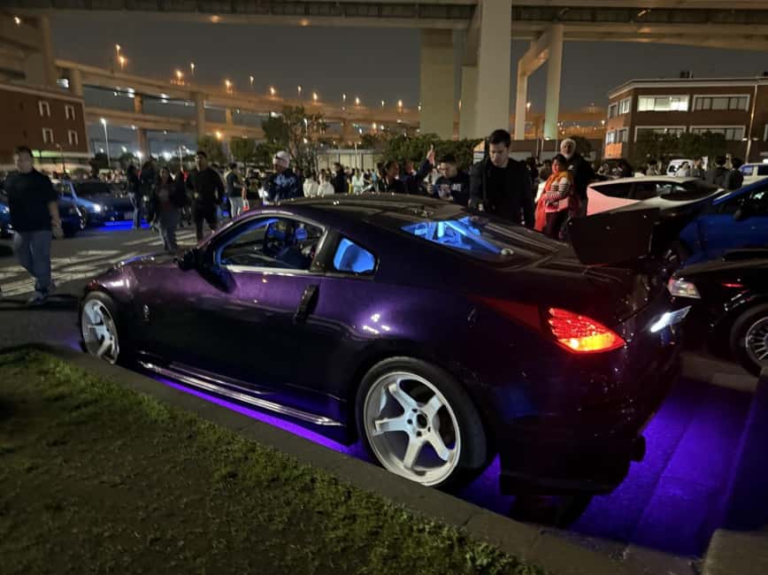 Tokyo: Best Price Daikoku Parking Area JDM Car Meet - Crossing the Rainbow Bridge and passing Haneda