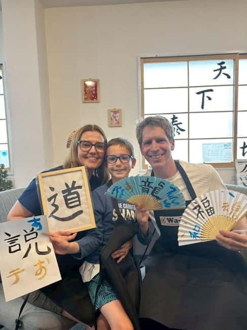 Tokyo:Calligraphy &Make your original folding fan in Asakusa - Key points to know before booking