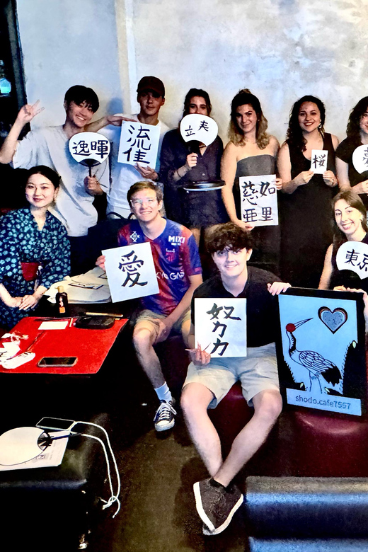 Tokyo: Calligraphy on Kanji Fan & Scroll with Drink - Who may want a different Tokyo activity