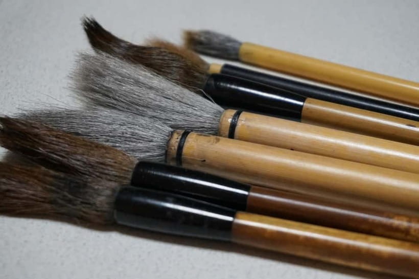 Tokyo: Calligraphy Workshop Craft Your Own Art in Asakusa - First lesson: brush control and stroke order