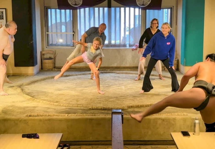Tokyo: Family Sumo Workshop & Live Wrestling Show with Lunch - Who will enjoy this most?