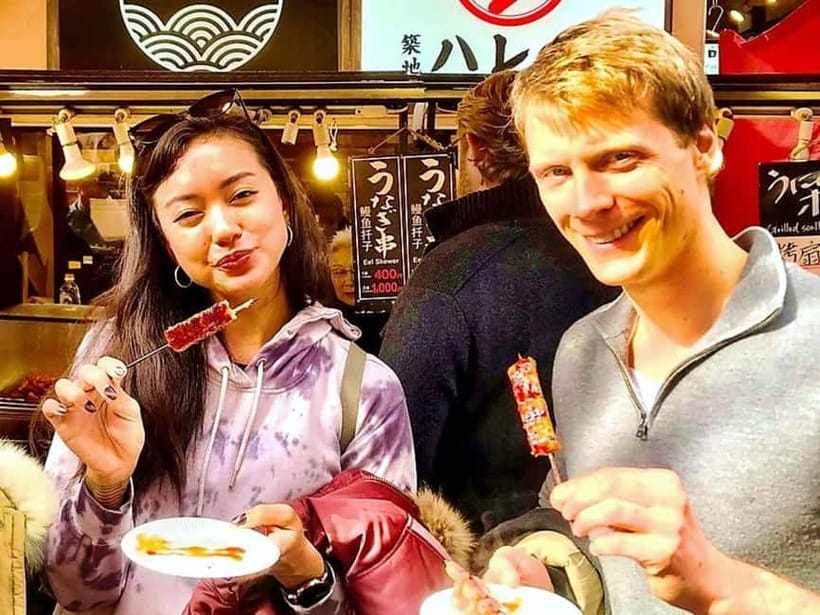 Tokyo: Full Course Tour: Explore 10 Must-Sees & Hidden Gems - Tsukiji Honganji and lunch at the Outer Market
