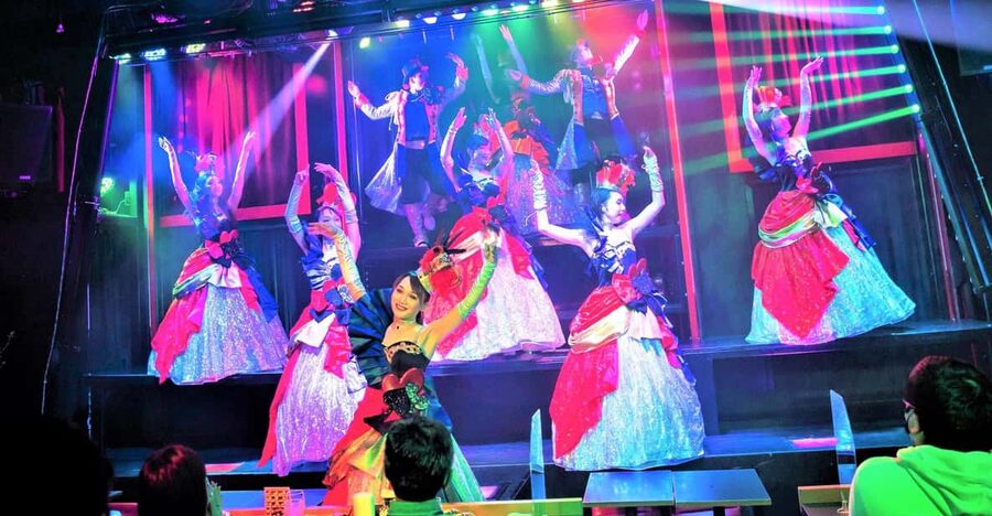Tokyo GINZA: KONPARU Japanese Cabaret Show with Drink - Drinks, snacks, and the photo period