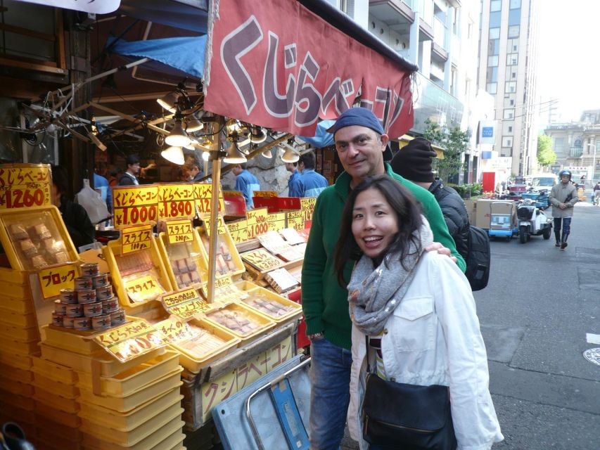 Tokyo: Guided Walking Tour of Tsukiji Market with Breakfast - Seven breakfast tastings, from skewers to dashi
