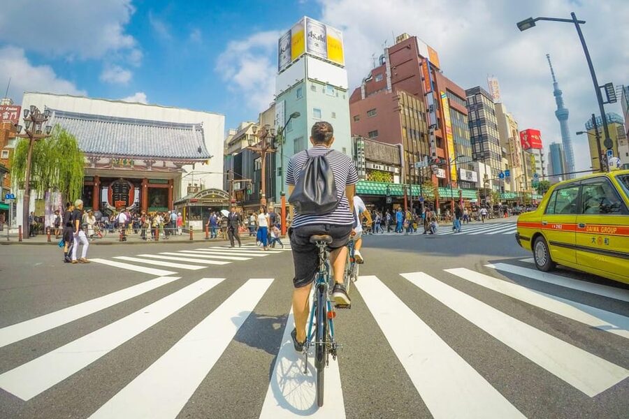 Tokyo: Hidden Gems Guided Bike Tour with Lunch - Bandai, Kaminarimon, and Senso-ji