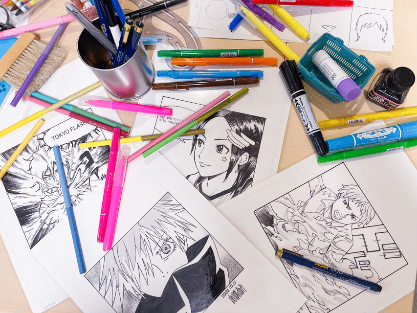 Tokyo: Manga Drawing Workshop Guided by Pro Manga Artist - Speech bubbles, finishing touches, and your take-home art