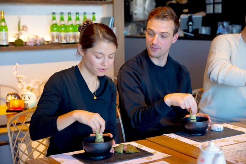 Tokyo: Matcha Making Experience with Mochi Sweets in Asakusa - Japanese sweets soften matcha’s bitterness