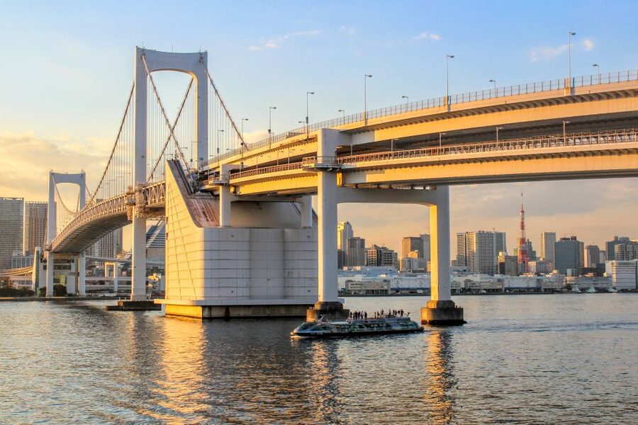 Tokyo: Meiji Shrine, Asakusa, Skytree Bus Tour and Cruise - The Imperial Palace: two different views
